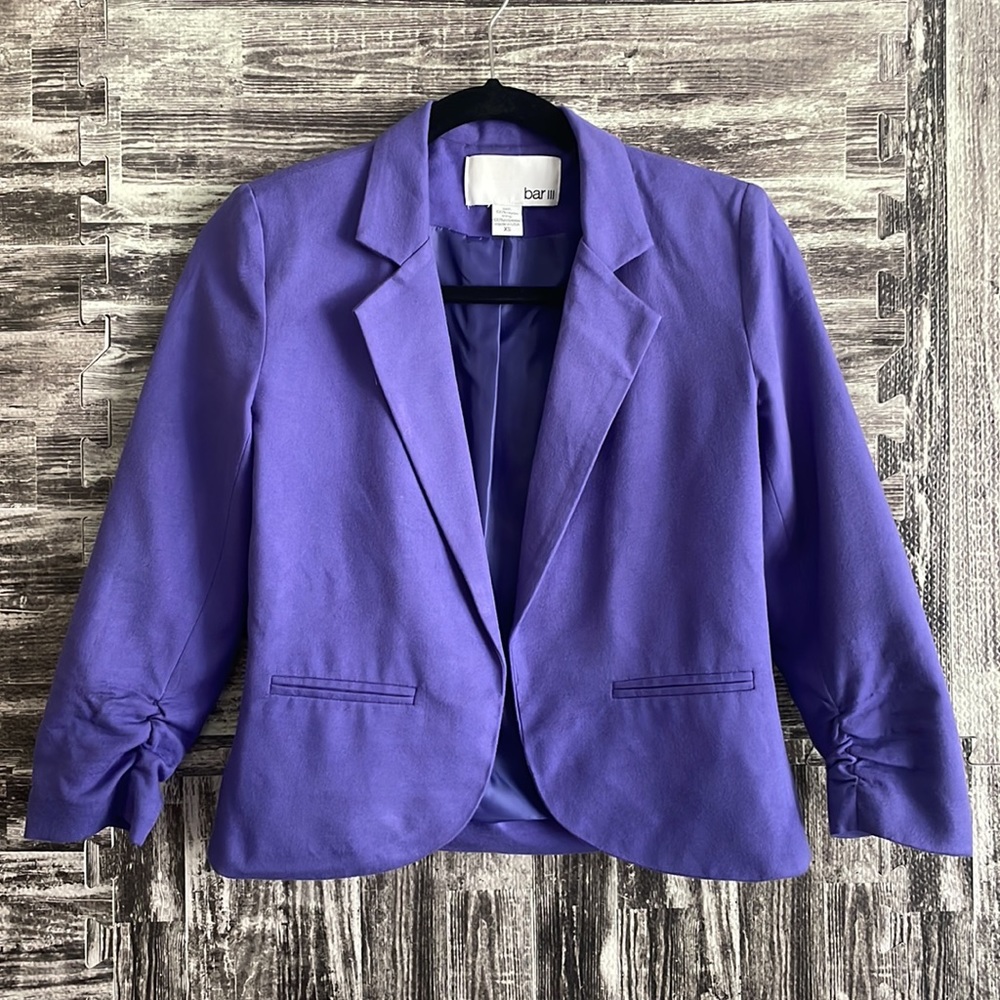 BAR 111 Purple blazer size XS